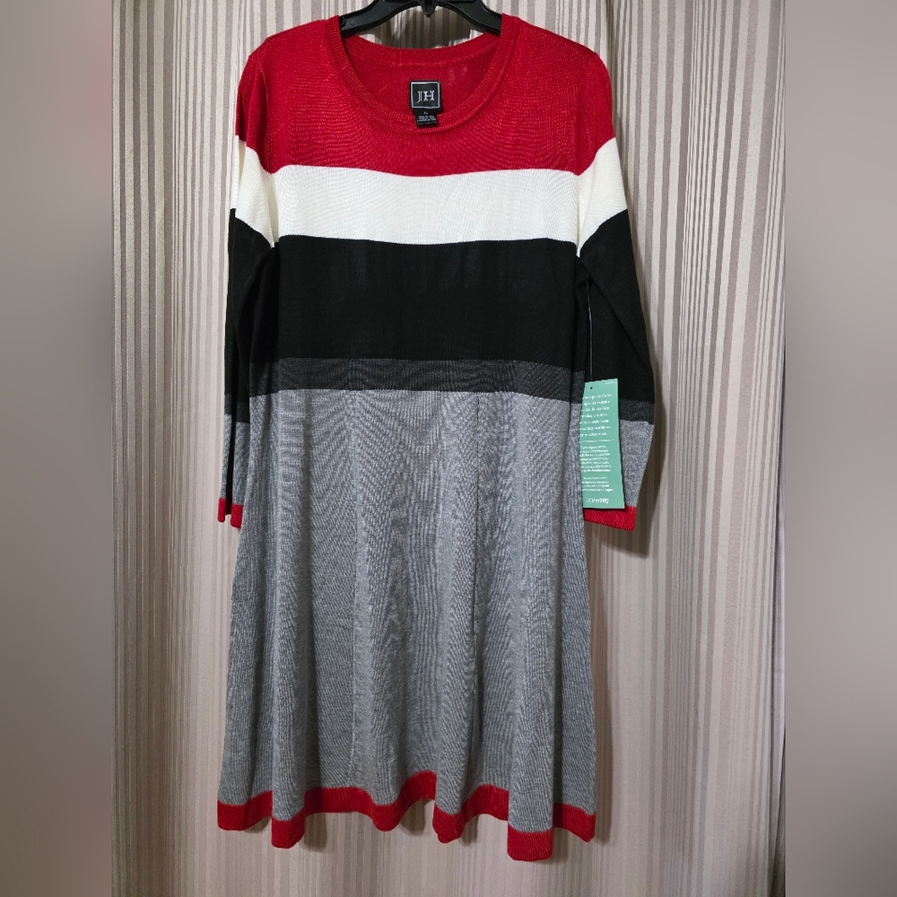 Colorblock Sweater Dress. NWT